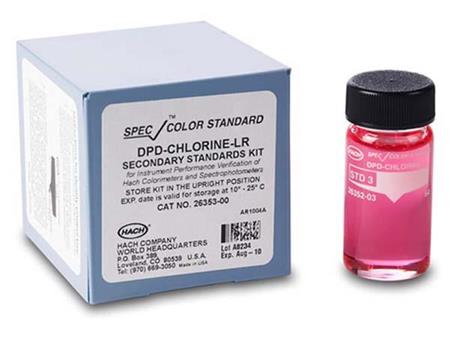 Bộ kit dùng kiểm chuẩn, SpecCheck Secondary Gel Standards Set, DPD Chlorine - LR